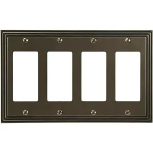 AMERELLE 84R4RB Steps Placa de pared de metal fundido_1