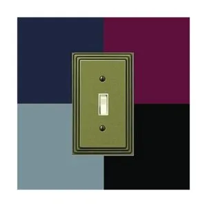 AMERELLE 84R4RB Steps Placa de pared de metal fundido_4