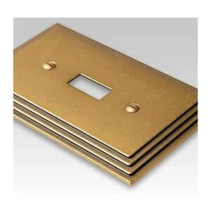 AMERELLE 84R4RB Steps Placa de pared de metal fundido_2