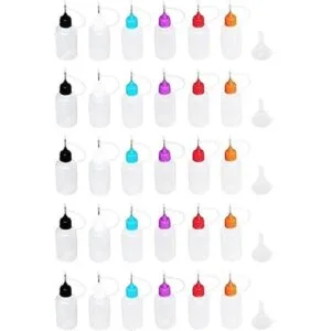 30 botellas aplicadoras de punta de precisión incluyendo_1