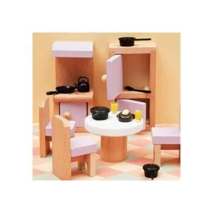 20 piezas de ollas y sartenes de metal en miniatura para_4