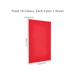 PH PandaHall 10 hojas de 11 x 7 pulgadas termorretráctiles_2