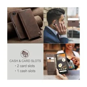 Kowauri Funda para Google Pixel 6A diseño clásico de piel_5