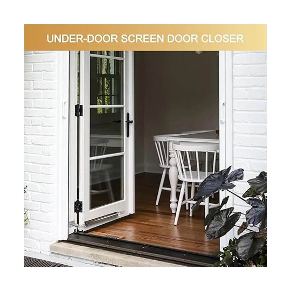 Cierrapuertas de pantalla soporte neumático ajustable_5