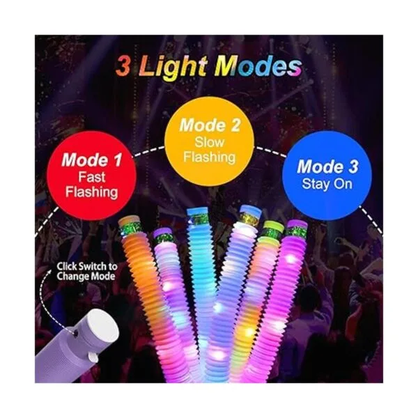 Tubos para ansiedad con luz para niños paquete de 12_3