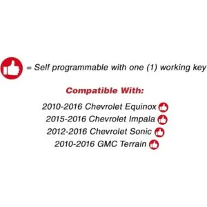 KeylessOption Mando a distancia con giro 4btn para GM_4