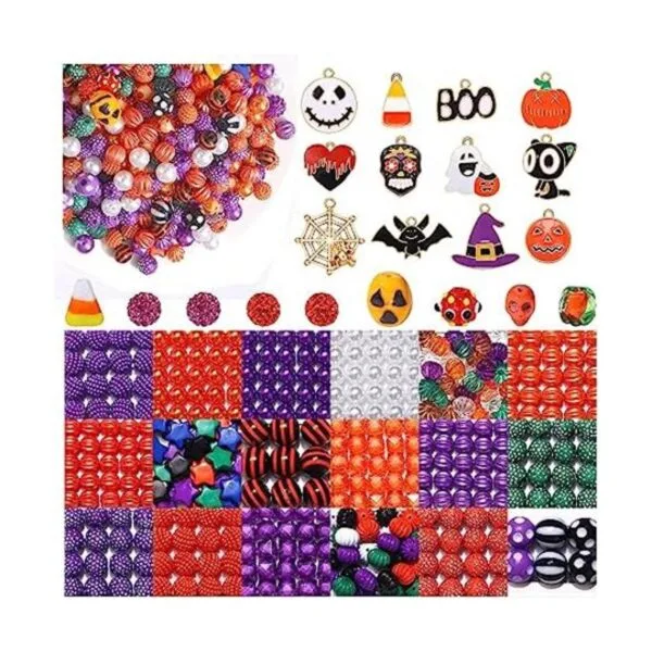 UYT 458 abalorios de cuentas de Halloween cuentas de_1