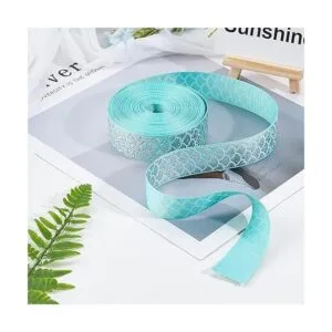 FINGERINSPIRE Cinta de sirena de 10 yardas color azul_5