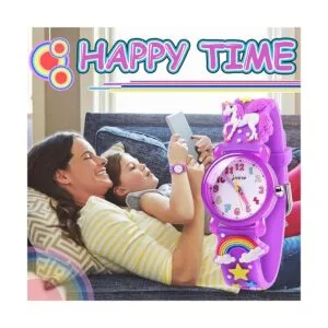 VAPCUFF Reloj para niñas Reloj impermeable de dibujos_6