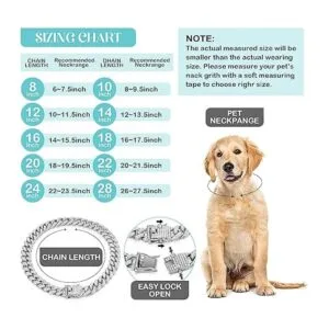 Cadena para perro collar cubano collar de cadena de_4