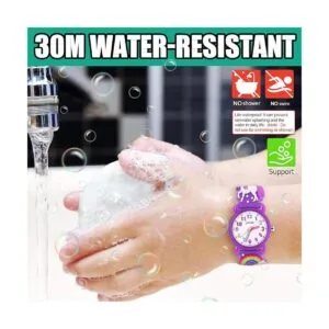 VAPCUFF Reloj para niñas Reloj impermeable de dibujos_5