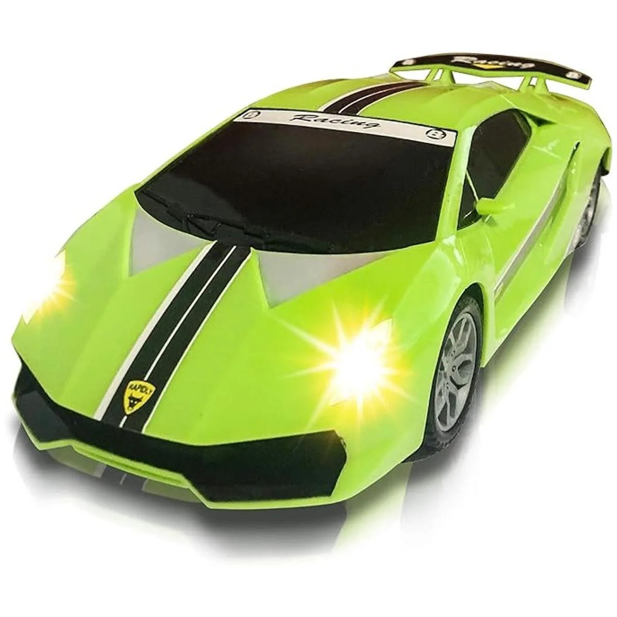 ArtCreativity Green Racer Car con luces y sonidos auto_1