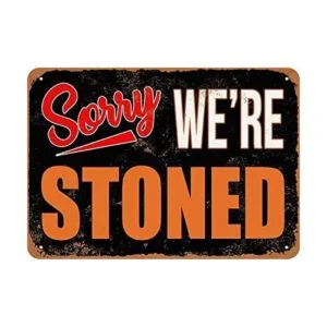 Kexle Letrero de metal de 8.0 x 12.0 in diseño vintage_1