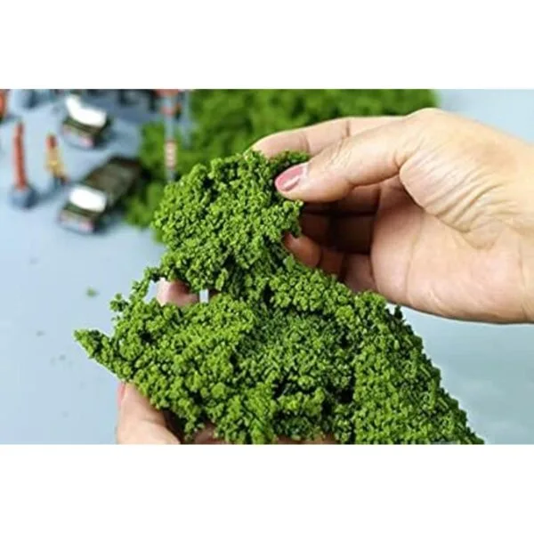 Modelo de árbol en polvo de planta verde para bricolaje en_5