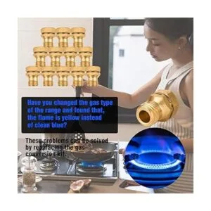 Kit de conversión de gas LP 12 piezas Latón_6