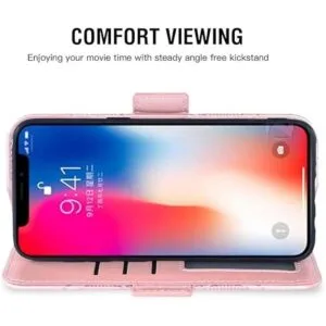Compatible con iPhone Xs X 10 10s Funda tipo cartera y_4