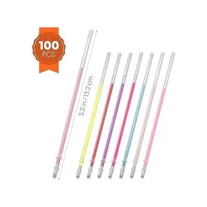 Toyandona Juego de 100 bolígrafos de gel con purpurina de_2