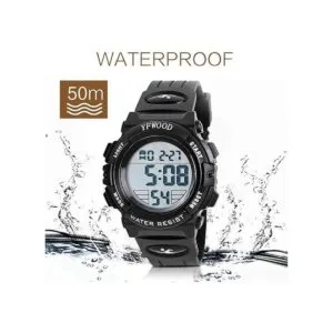 Reloj digital para niños impermeable con LED con_5