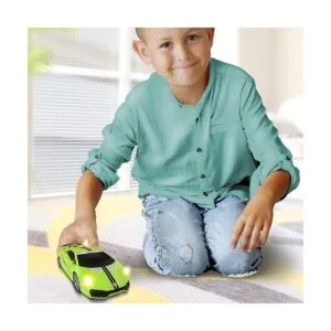 ArtCreativity Green Racer Car con luces y sonidos auto_6