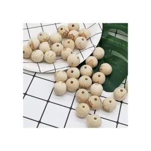 300 cuentas de madera de 0.787 in cuentas sueltas de_5