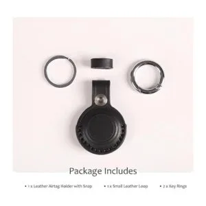 KEEPXYZ Soporte para AirTag de piel auténtica adecuado_4
