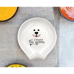 WHING Divertido soporte de cuchara de té de cerámica_3