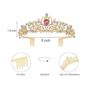 Tiara de cumpleaños corona para niñas corona de princesa_6