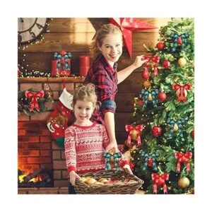 DECYOOL 4 rollos de 100 yardas de cinta de copo de nieve_5