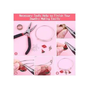 Thrilez Kit de fabricación de pulseras de 300 piezas kit_5