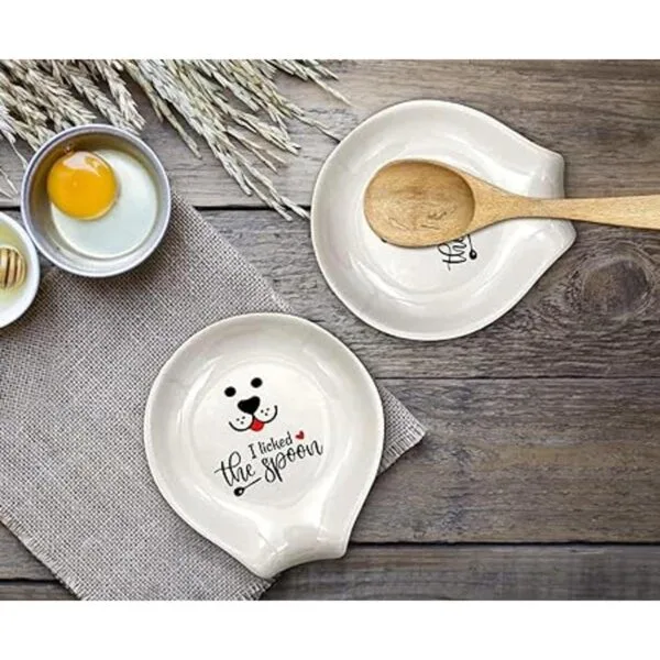 WHING Divertido soporte de cuchara de té de cerámica_2