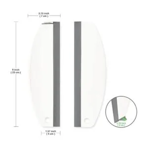 windson Paquete de 2 escobillas de silicona de 9 pulgadas_2