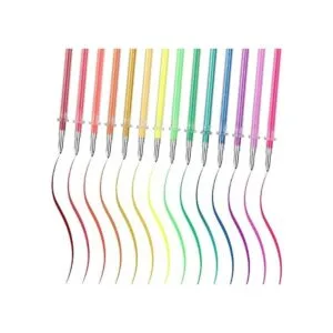 Toyandona Juego de 100 bolígrafos de gel con purpurina de_4