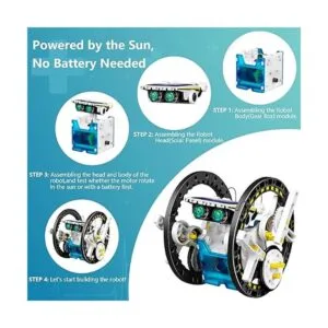 Dioju Kit de robot solar 13 en 1 para niños de 8 9 10_5