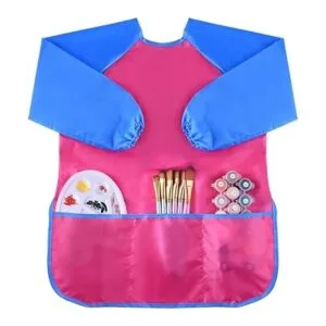 kuuqa 2 piezas impermeable de los niños arte Smock Kids_3