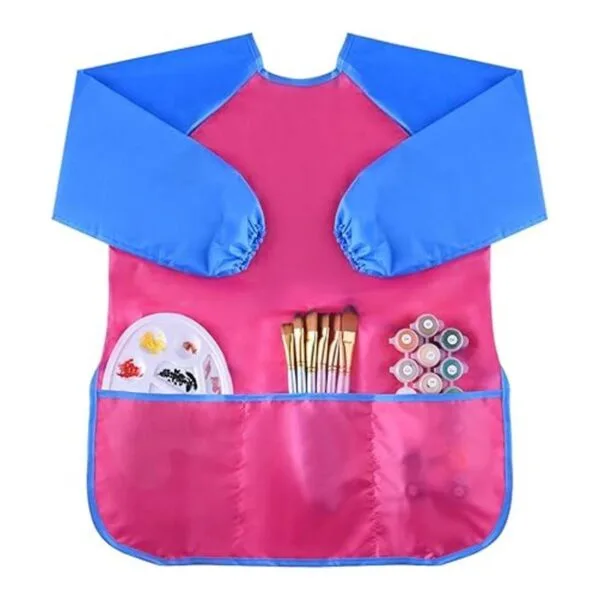 kuuqa 2 piezas impermeable de los niños arte Smock Kids_3
