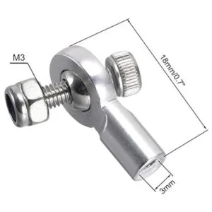 uxcell 4 unids M30.118 in 0.709 in Varilla Extremo de_2