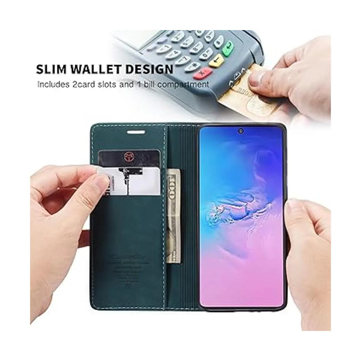 Bpowe Funda tipo cartera para Samsung Galaxy S10 Lite_4