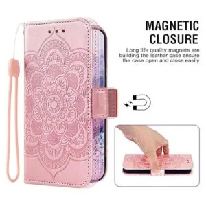 Compatible con iPhone Xs X 10 10s Funda tipo cartera y_5