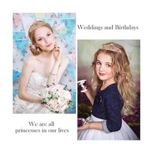 Tiara de cumpleaños corona para niñas corona de princesa_4