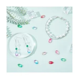 PH PandaHall 10 cuentas de lágrima de colores 200 cuentas_2