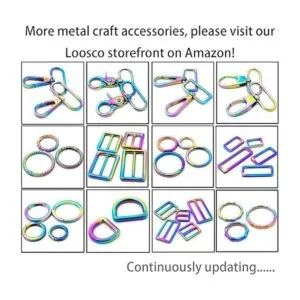 Correa de cadena arcoíris de 47 pulgadas 47.2 in cadenas_7