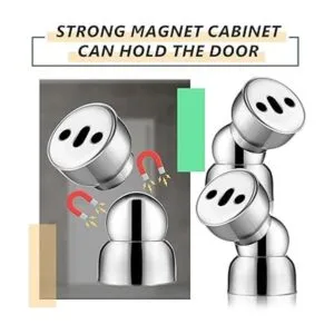 4 piezas mini potente tope magnético para puerta de acero_3