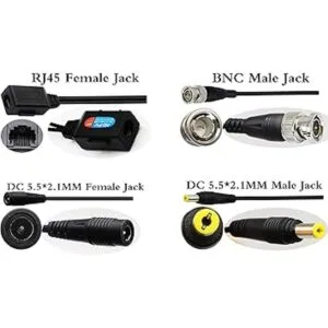 zdyCGTime Balun HD Cat5 RJ45 a BNC Video Baluns_5