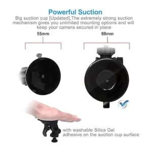 Soporte de pared con ventosa para cámara Wyze Cam V3Wyze_6