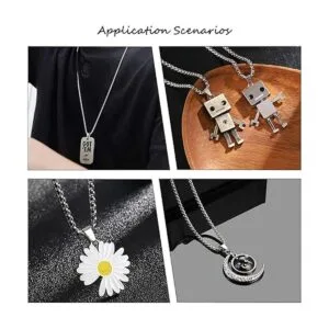 UNICRAFTALE Alrededor de 120 fianzas de acero inoxidable_7