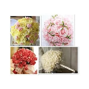 KUPOO cuentas transparentes en rollo decoraciones de bodas_2