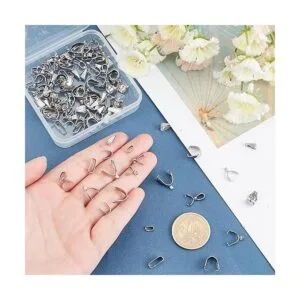 UNICRAFTALE Alrededor de 120 fianzas de acero inoxidable_2