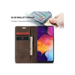 Bpowe Funda de piel tipo cartera para Samsung Galaxy A50_3