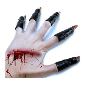 Dedos de bruja de Halloween 30 piezas accesorios de_5