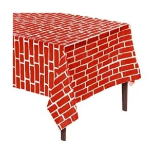 6 manteles de fondo de pared de piedra de ladrillo rojo de_1